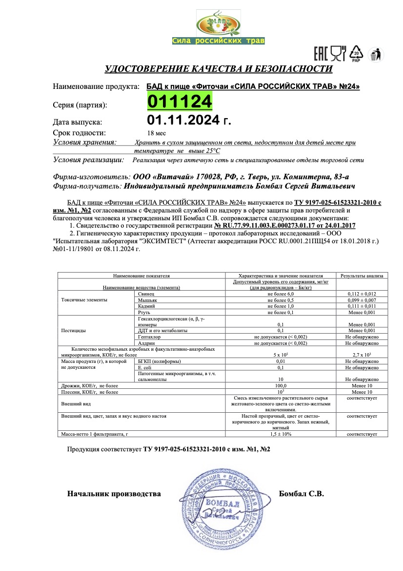 Паспорт №112024